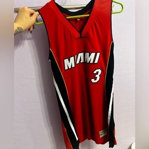 Dwyane Wade Miami Heat Mitchell & Ness Women's 05 Hardwood Classics Jersey Dress